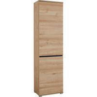 Germania PREDSIEŇOVÁ SKRIŇA, antracitová, farba buka, buk, 54/200/40 cm