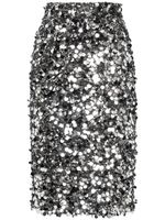 Sequined Midi Pencil Skirt