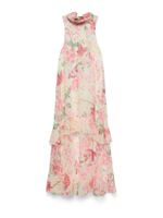 VERO MODA Haljina 'VMSanna'  svijetlobež / svijetlozelena / roza / bijela