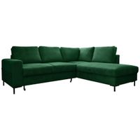 MID.YOU ROHOVÁ SEDAČKA, textil, smaragdovozelená