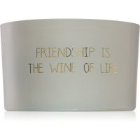 My Flame Fig's Delight Friendship Is The Wine Of Life ароматна свещ 13x9 см