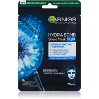 Garnier Skin Naturals Hydra Bomb подхранваща платнена маска за нощ 28 гр.