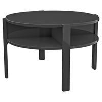 Ti'me KONFERENČNÝ STOLÍK, čierna, kompozitné drevo, 74,4/74,4/45,5 cm