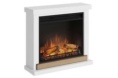 Tagu elektrický krb Hagen Pure White, 1500 W, LED