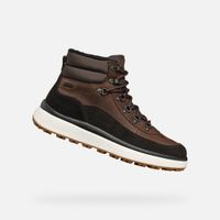 Brown men's ankle boots Geox Granito + Grip A - Men