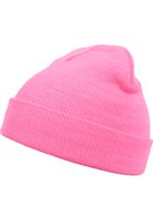 Basic Flap Beanie neonpink