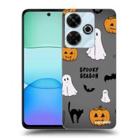 Silikónový čierny obal pre Xiaomi Redmi 13 4G - Spooky season 2