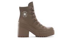 Converse Chuck 70 De Luxe Heel Platform Leather Femei - Adidași Converse - Maro - A13064C-4.5 - Size: 4.5