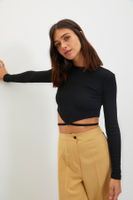 Damen Crop Top Trendyol Tie detailed