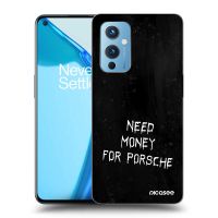 Silikónový čierny obal pre OnePlus 9 - Black Fuel