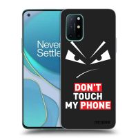 Silikónový čierny obal pre OnePlus 8T - Evil Eye - Transparent