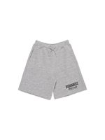 Logo Print Cotton Sweat Shorts