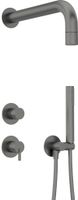 Zestaw prysznicowy podtynkowy Deante Silia titanium NQS_D9XK