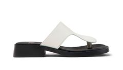Camper Twins Leather Sandals Ultrasoft Houston Ženy - Sandály Camper - Bílá - K201745-001-6 - Size: 6