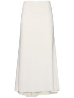 Spiral Seam Fine Ribbed Skirt