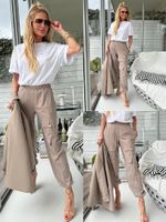 Brown cargo pants By o la la