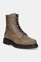 Calvin Klein Semišové topánky Calvin Klein LACE UP BOOT W/ ZIP SUEDE