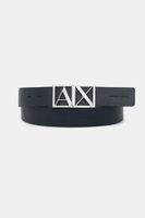 Armani Exchange obojstranný pánsky kožený opasok