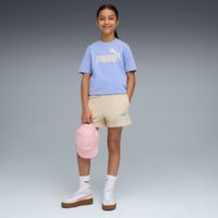 PUMA Essentials No.1 Logo T-Shirt und Shorts Set Kinder, Kleidung, Lila, 15-16Y
