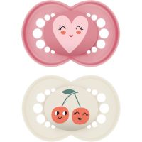 MAM Original 6+ months пустушка Pink/ Beige 2 кс