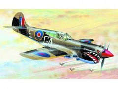 Model Curtiss P-40 K Kittyhawk MK.3 13,2 x 15,7cm v krabici 25x14,5x4,5cm
