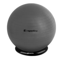 Gymnastický míč inSPORTline Top Ball 65 cm se základnou BallBase tmavě šedá