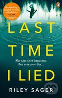 Last Time I Lied - Riley Sager - kniha z kategorie Thrillery