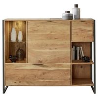 Livetastic VYSOKÁ KOMODA, akácia, farba akácie, 146/116/40 cm