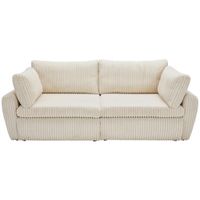 Carryhome ROZKLADACIA POHOVKA, textil, krémová