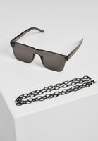 105 BLK/BLK chain sunglasses