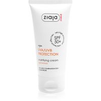 Ziaja Med Protecting UVA + UVB zmatňujúci opaľovací krém na tvár SPF 50+ 50 ml
