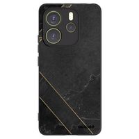 Silikónový čierny obal pre Xiaomi Redmi Note 14 4G - Black tile