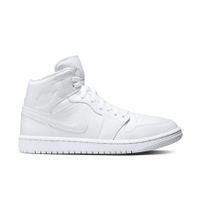 Air Jordan 1 Mid "Triple White" Wmns - Dámske - Tenisky Jordan - Biele - DV0991-111 - Veľkosť: 37.5