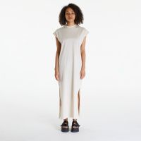 Urban Classics Ladies Long Extended Shoulder Dress Whitesand XS