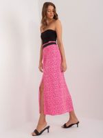 Skirt-D73771M50223A-dark pink