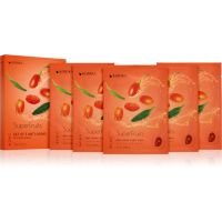 KORIKA SuperFruits Goji Berry - Set of 5 Anti-aging Face Sheet Masks комплект маски за лице на намалена цена Goji berry(с подмладяващ ефект)