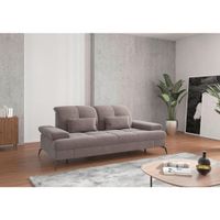 Sit & More TROJMIESTNA POHOVKA, textil, taupe