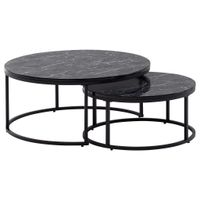 MID.YOU SADA ZASÚVACÍCH STOLÍKOV, čierna