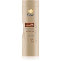 Dove Care&Glow Sunless Tan молочко для автозасмаги відтінок Dark 400 мл