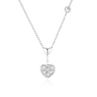 Troli Romantický ocelový náhrdelník s krystaly VSN028S