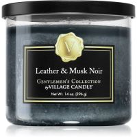 Village Candle Gentlemen's Collection Leather & Musk Noir lumânare parfumată 396 g