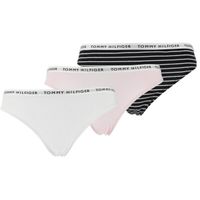 Tommy Hilfiger 3P THONG Дамски бикини, тип прашка, бяло, размер