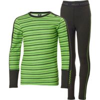 Helly Hansen GRAPHIC LIFA MERINO SET Юношески комплект, зелено, размер