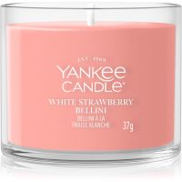 Yankee Candle White Strawberry Bellini αναθηματικό κερί 37 γρ