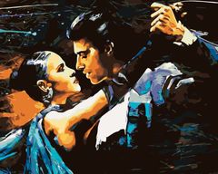 Maľovanie podľa čísel - TANGO Rámovanie: vypnuté plátno na rám, Rozmer: 40x50 cm