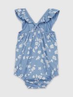 Modré dievčenské baby vzorované body GAP