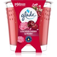 GLADE Luscious Cherry & Peony αρωματικό κερί 112 γρ