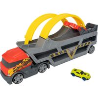 Teamsterz multifunkční transportér s 1 autíčkem a loopingem