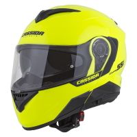 Moto přilba Cassida Compress 2.0 Refraction P/J  žlutá fluo/černá/šedá  XL (61-62)