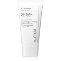 Alcina For All Skin Types aktívny peeling pre jemnú a vyhladenú pleť 50 ml